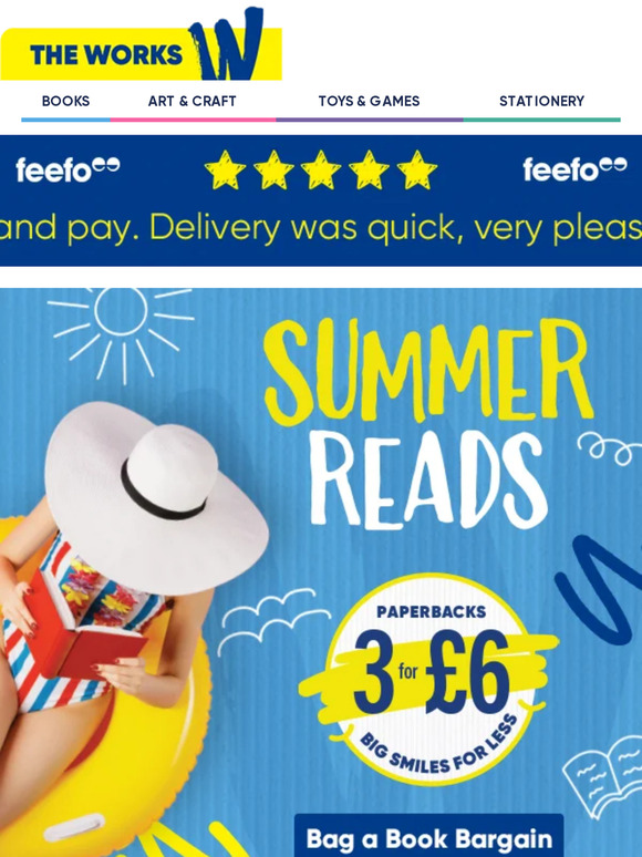 The works 3 for 6 summer reads for your suitcase milled