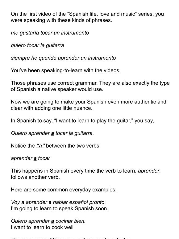 Authentic Spanish made easy
