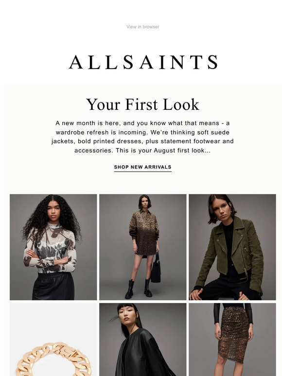 August: Your First Look
