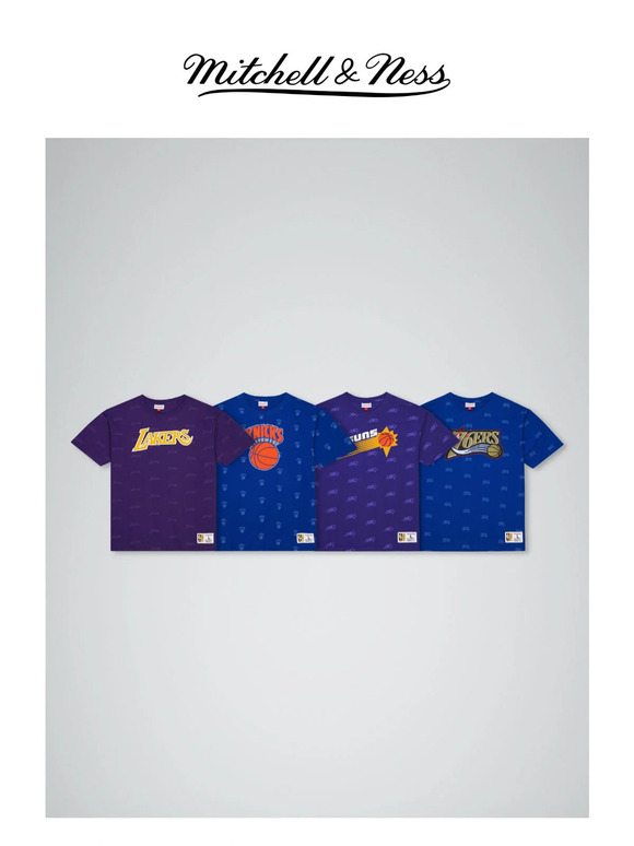 Aape x Mitchell & Ness Los Angeles Lakers BP Jersey Gold Men's