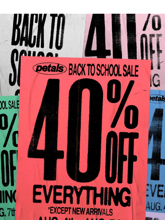 ✏️ Back to School Sale starts Now