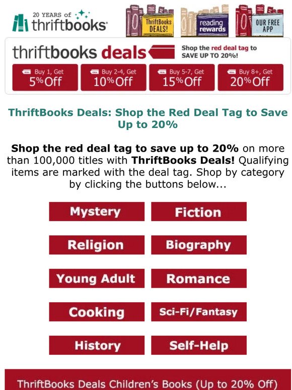 Shop the Red Deal Tag to Save Up to 20%