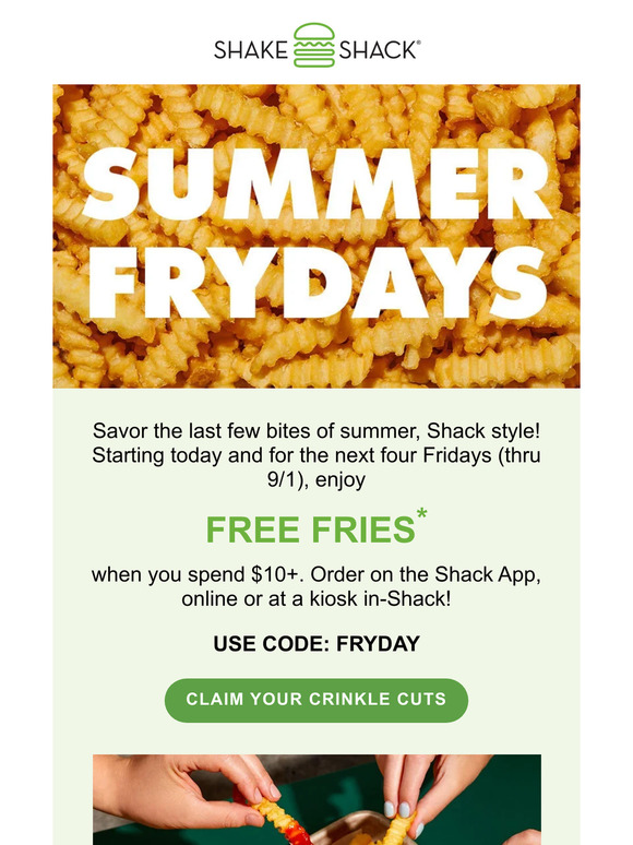 Shake shack online promo code