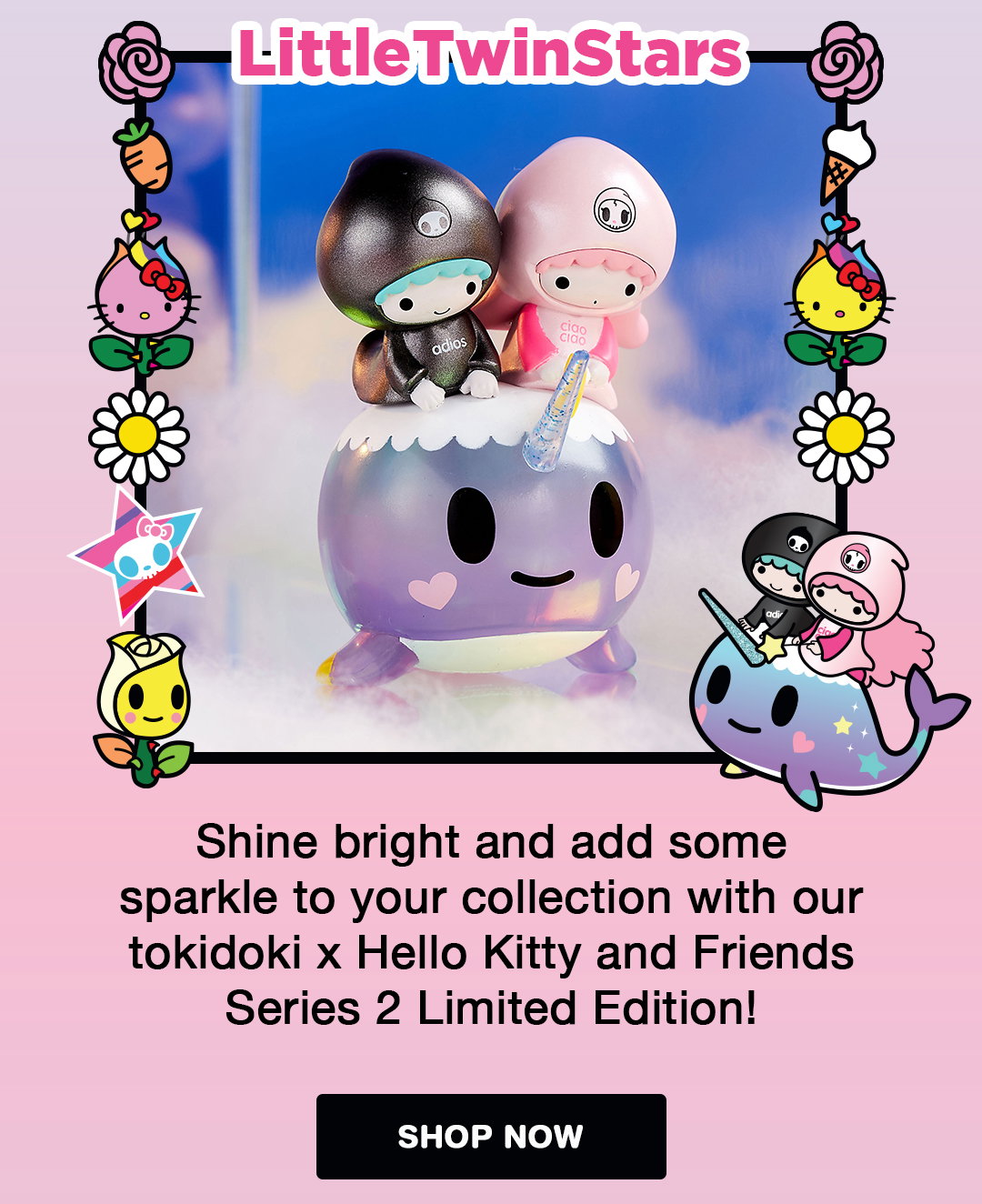 tokidoki x Hello Kitty and Friends Series 2 Limited Edition LittleTwinStars