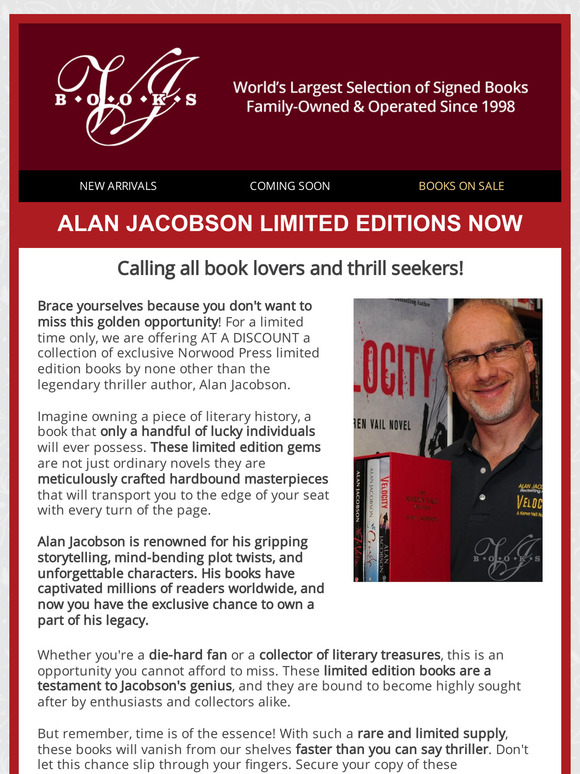 Calling All Book Lovers and Thrill Seekers!