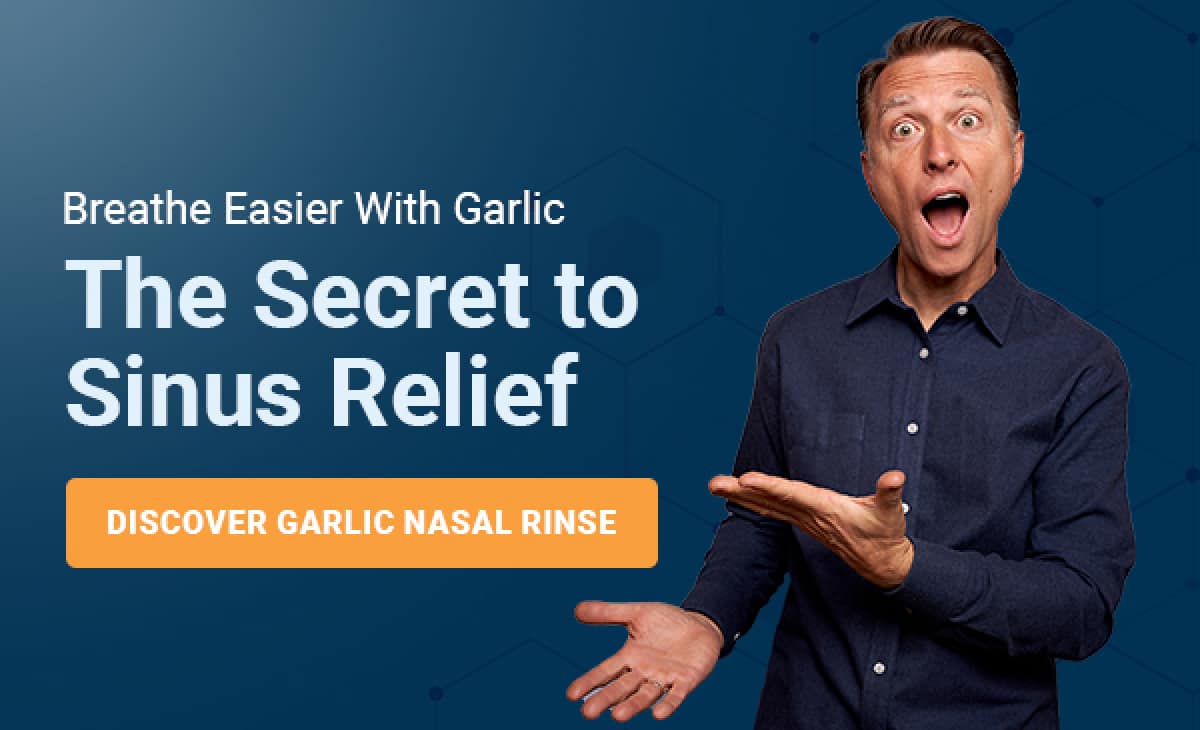 Dr Berg Learn How to Do a Garlic Nasal Rinse with Dr. Berg! 👃🧄 Milled