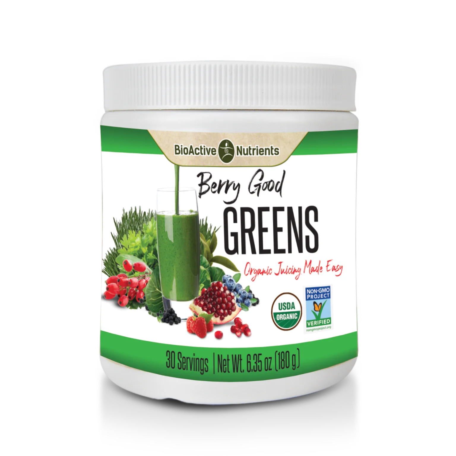 Image of Berry Good Greens 180g by BioActive Nutrients