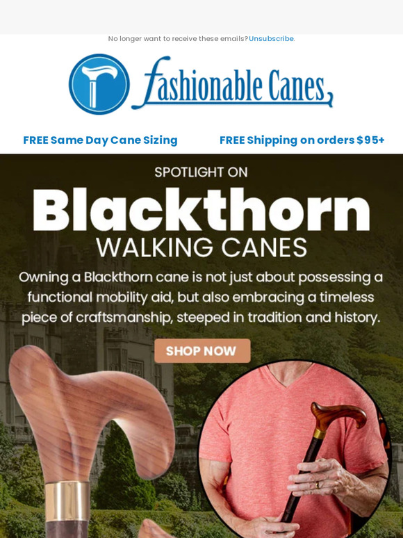 Beauty in Tradition: Add a Blackthorn Cane to Your Collection Today!