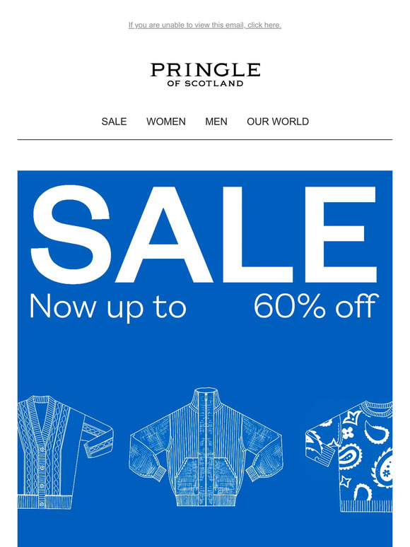 Sale: Up to 60% off 🔥