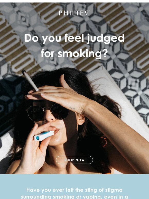 Do you feel judged for smoking?