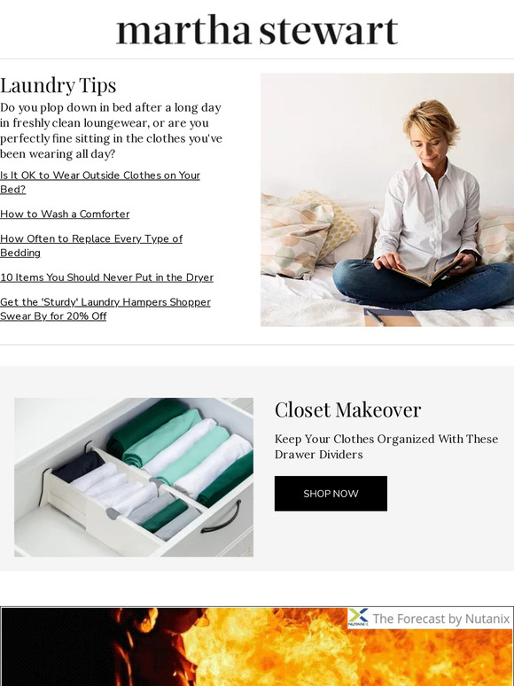 Martha Stewart Is It OK to Wear Outside Clothes on Your Bed? Milled