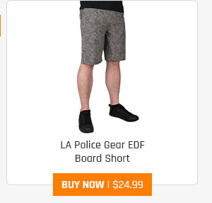 LA Police Gear EDF Board Short