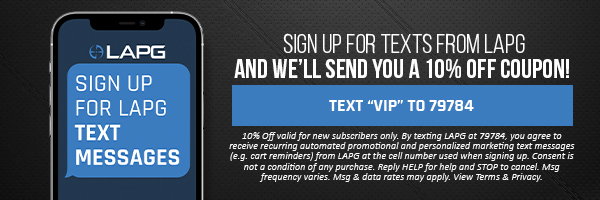 Sign up for texts from LAPG and get a 10% off coupon