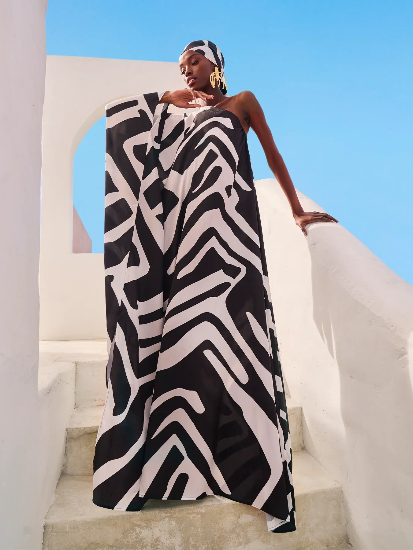 Image of Satu Dress - Lava Noir