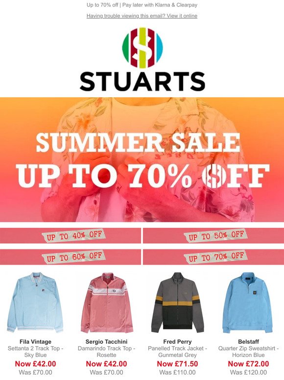 Summer Sale: Further Lines Added 🚨