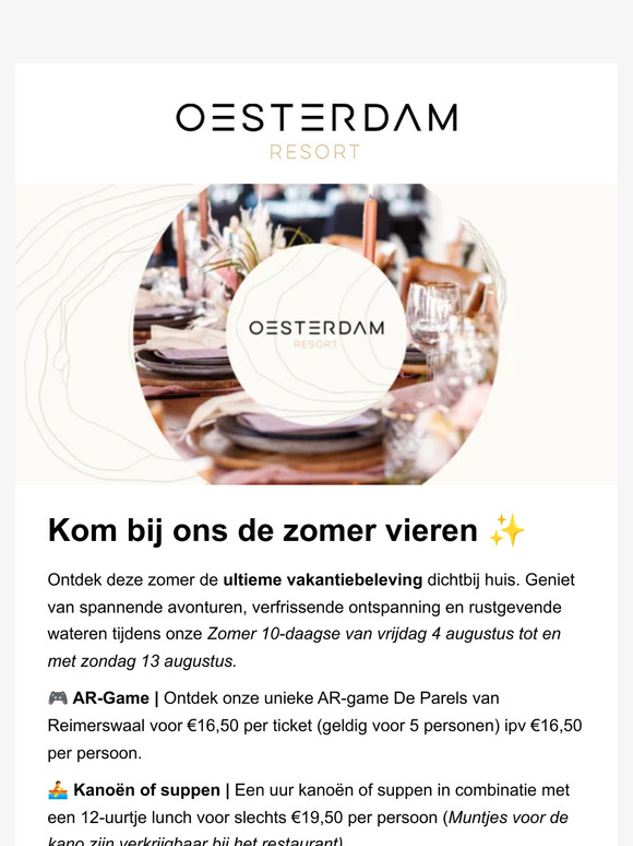 Bekijk de zomer line-up 🍸 | Events Oesterdam