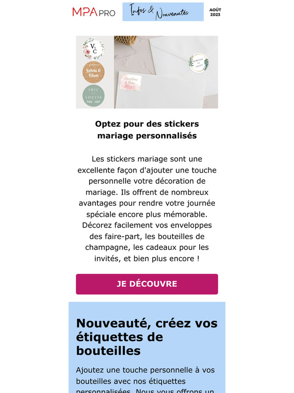Un mariage personnalisé ? ✨