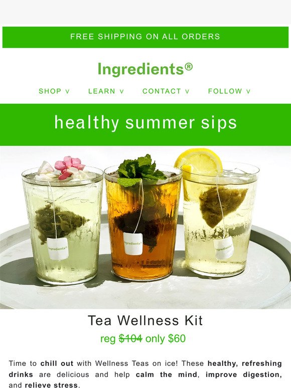 Chill Out with Iced Wellness Teas