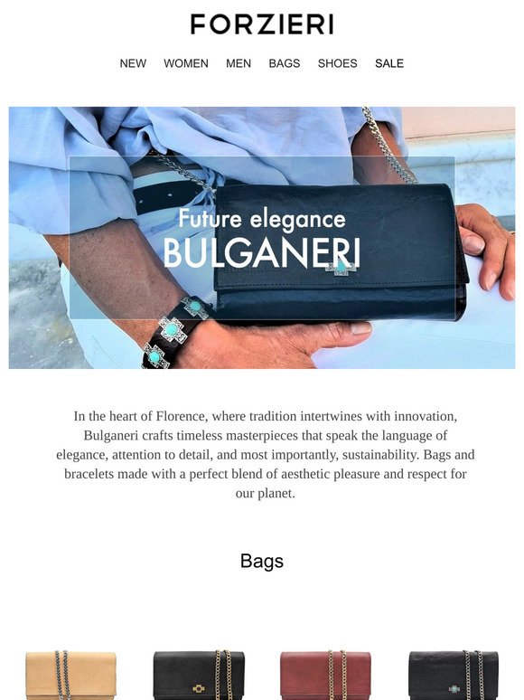 Sustainable, Elegant, Italian: Discover BULGANERI