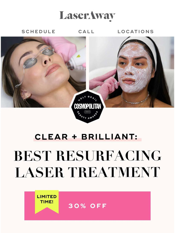 LaserAway Cosmo Approved Our 1 Facial Milled