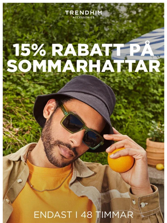 Rädda ditt huvud med 15 % rabatt