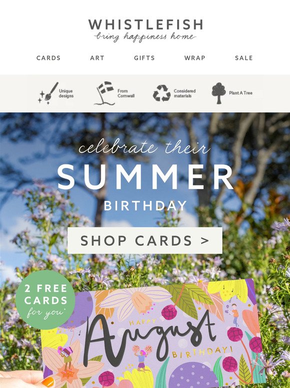 2 FREE Cards for you this weekend! 🌷
