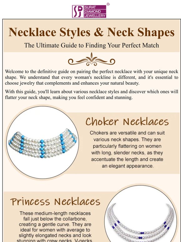 Enhance Your Natural Beauty: The Ultimate Guide to Necklace Styles and Neck Shapes