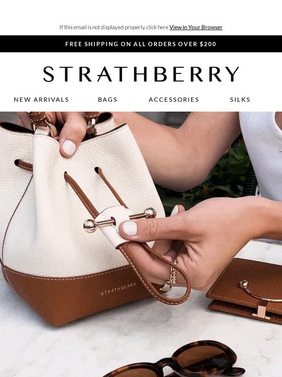 Strathberry, Bags, Strathberry Lana Osette Bag Limited Edition Canvas  Leather