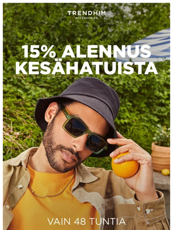 Pelasta päänahkasi 15% alennuksella