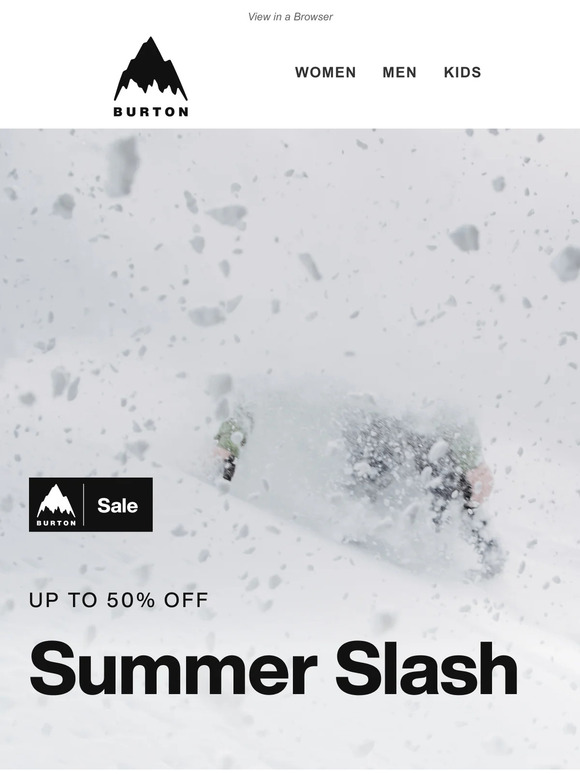 Summer Slash: Up to 50% Off