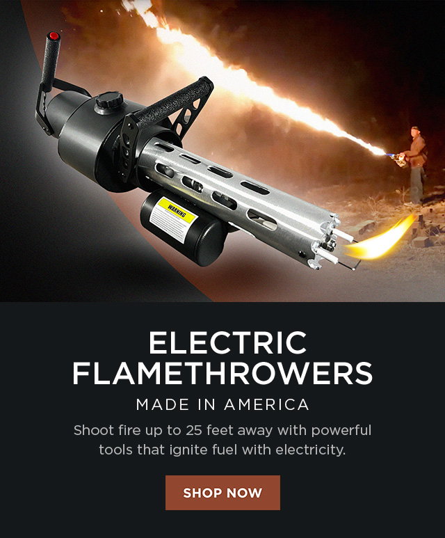 Touch of Modern: Unleash Your Inner Dragon with 25-Foot Range Flamethrowers  🔥