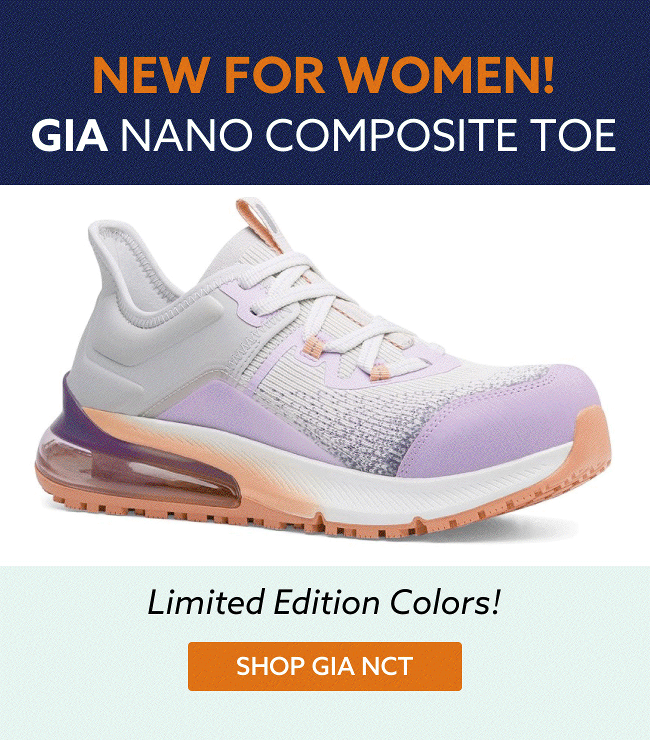 New for Women! Gia Nano Composite Toe | Shop GIA NCT