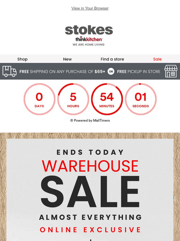 Kitchen Warehouse NE Email Newsletters: Shop Sales, Discounts, and