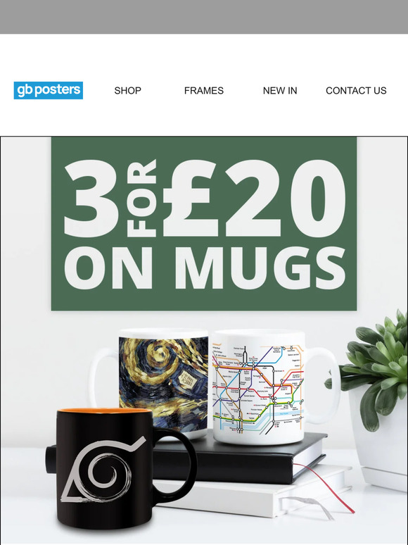 Get Creative with a Mug Trio - Now £20!