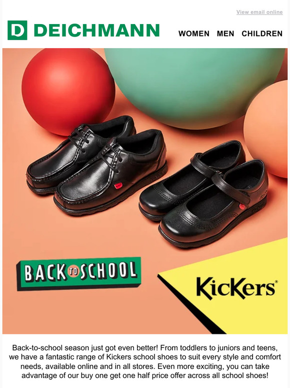 Deichmann.UK Explore Kickers school shoes at Deichmann Milled