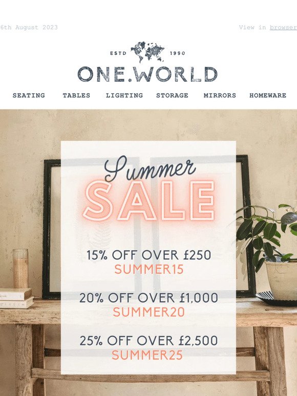 🚨 Summer Sale Time 🚨