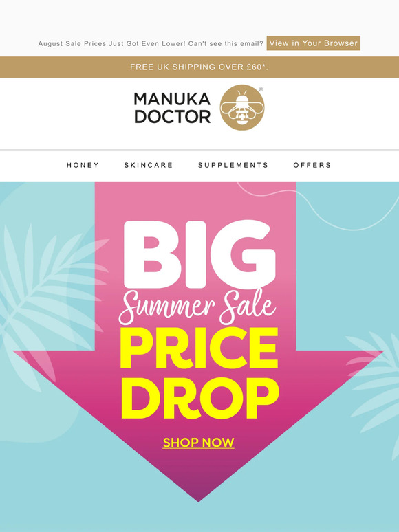 🔥🤯 Manuka Price Drop ➡️ SHOP NOW