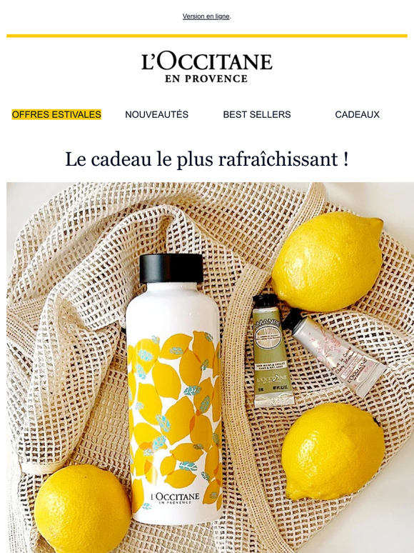 GRATUIT ! Jolie gourde + mini-crèmes mains 🎁