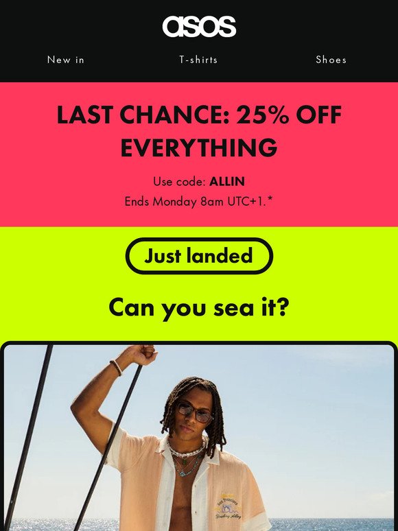 Last chance! 25% off everything 👑