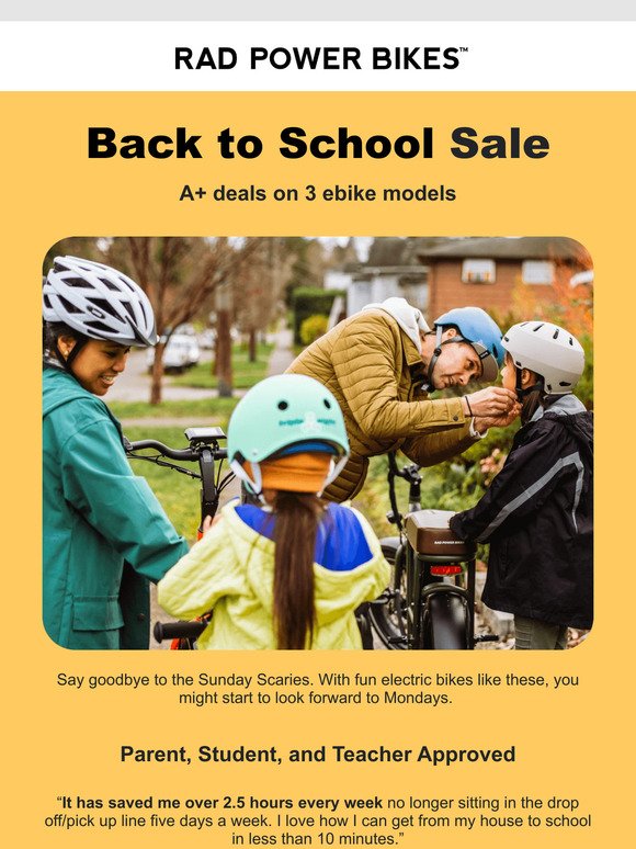 Tonight’s a school night ☀️ Back-to-School sale on now
