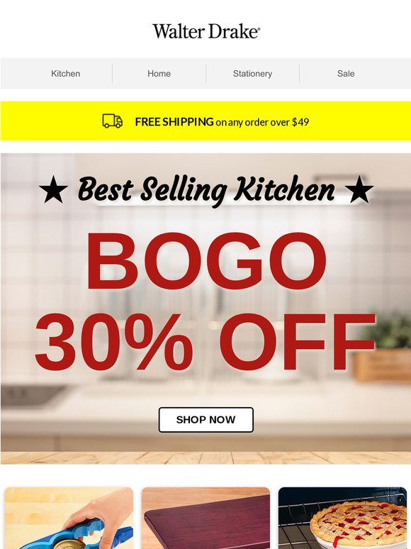 Best Selling Kitchen >> BOGO 30% Off