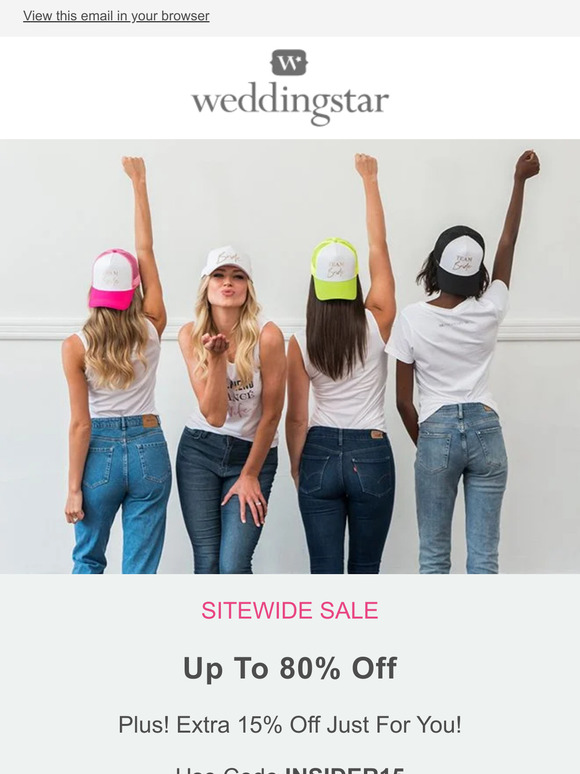 Don't Miss out! Save an extra 15% off your order!