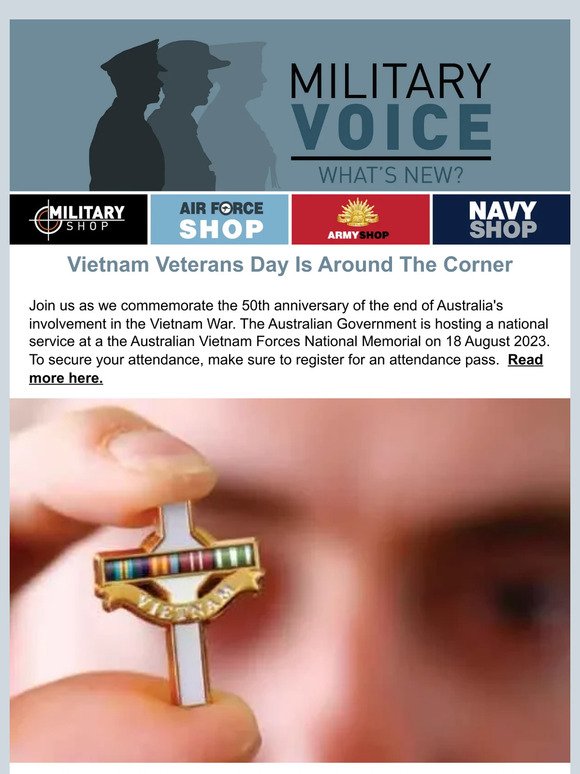 Vietnam Veterans’ Day is around the corner. Commemorate your way. 🙏