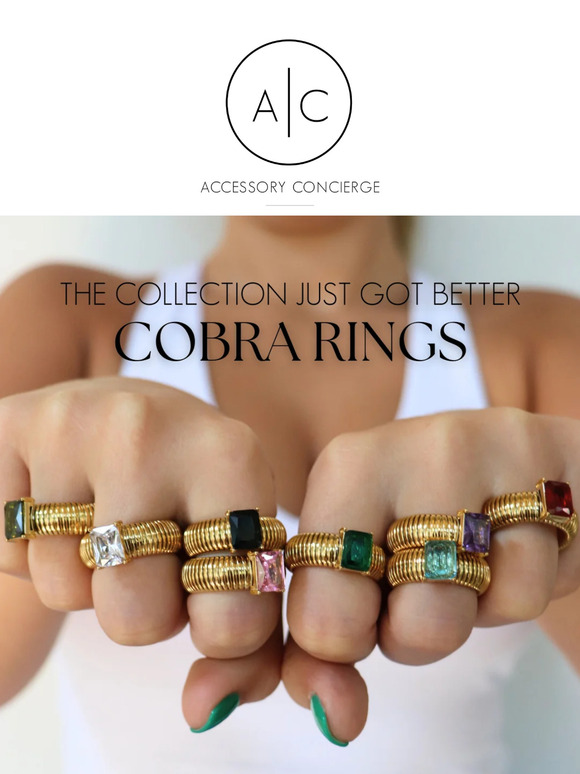 COBRA RINGS ARE HERE✨
