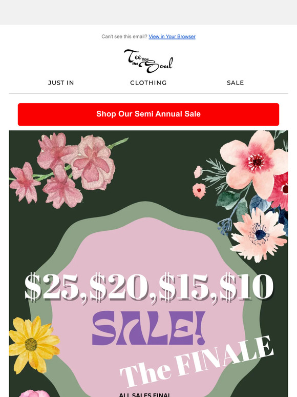 Price Drop 🚨 All Sale Styles $15