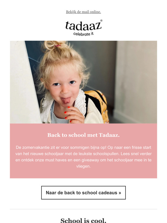 Terug naar school met gepersonaliseerde items. ✏️