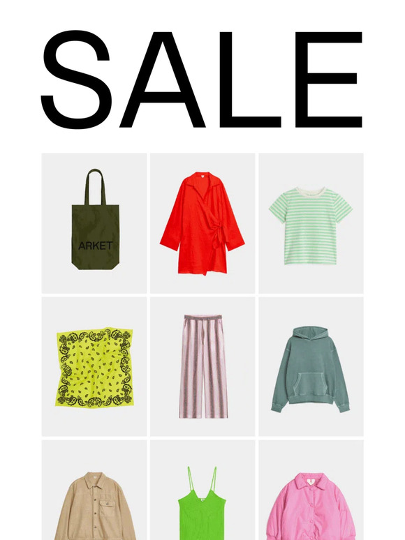 The SALE ends today at midnight