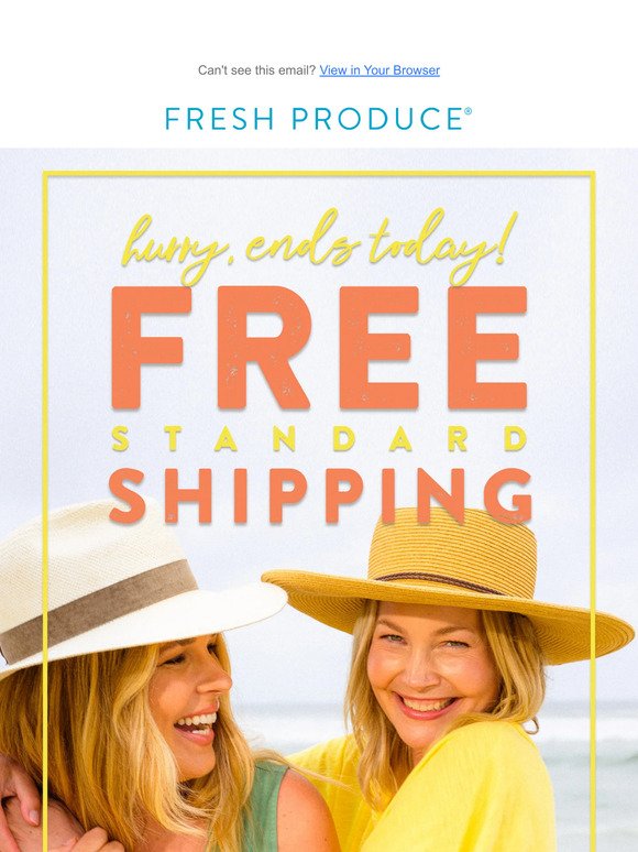 Last day for Free Shipping! 📦 🧡