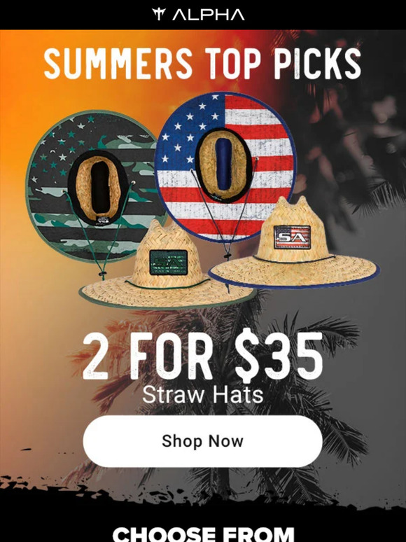 2 For $35 Straw Hats🇺🇸