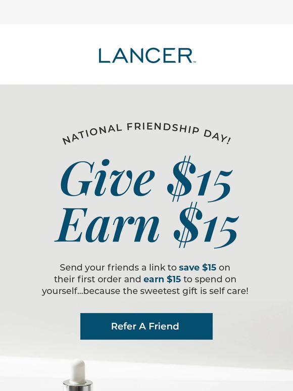 Give $15, Earn $15 on National Friendship Day 👭